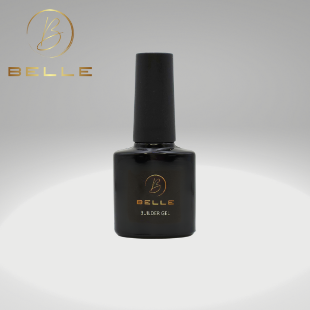 Belle Beauty's Builder Gel in a Bottle container